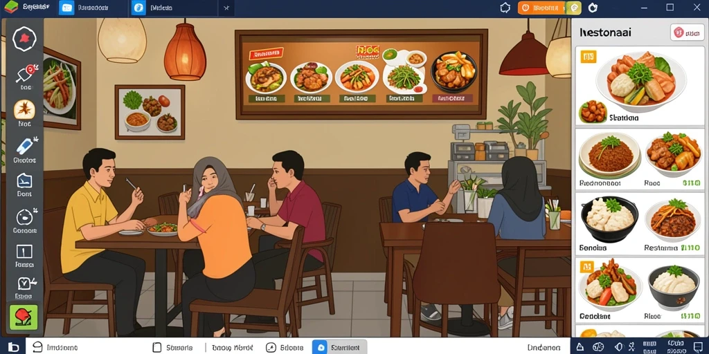 Momen seru saat menyelesaikan tantangan.