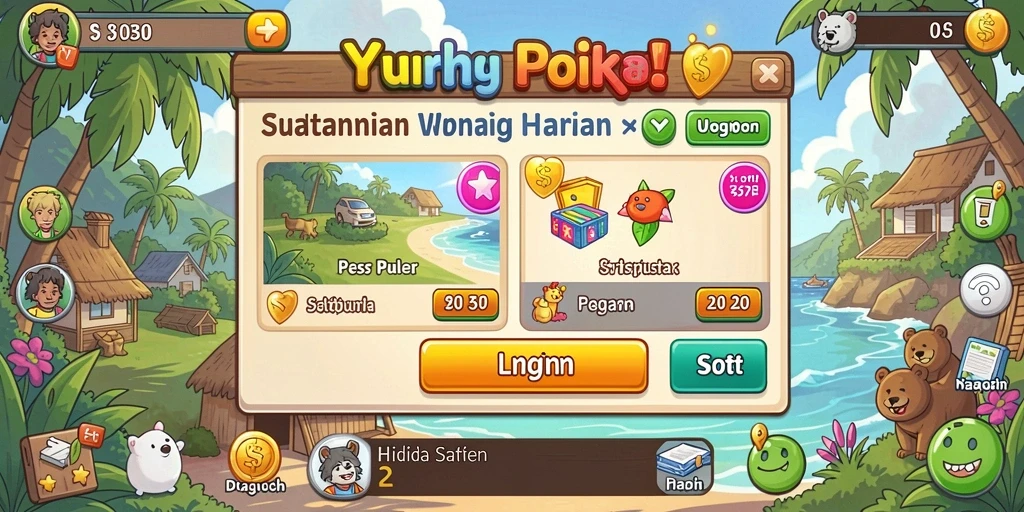Menampilkan leaderboard dengan skor tertinggi pemain.