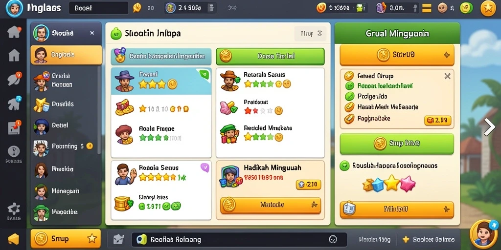 Screenshot aksi karakter dalam permainan yang menantang.